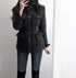 Women's Autumn And Winter Black Jacket Padded Thick Slim Coat - ROUTINE FASHION