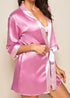 Women's Home Plus Size Pajamas Bathrobe Set - ROUTINE FASHION