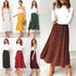 Pocket Pleated Women's Pleated Skirt Long Skirt - ROUTINE FASHION