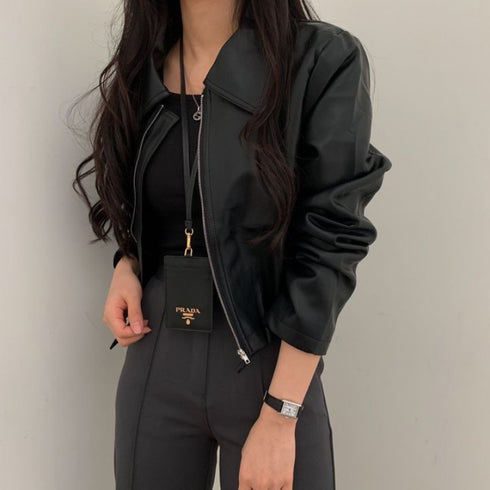 Women's Cool Autumn New Motorcycle Leather Jacket - ROUTINE FASHION