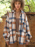 Heavy Contrast Plaid Jacket In Winter - ROUTINE FASHION