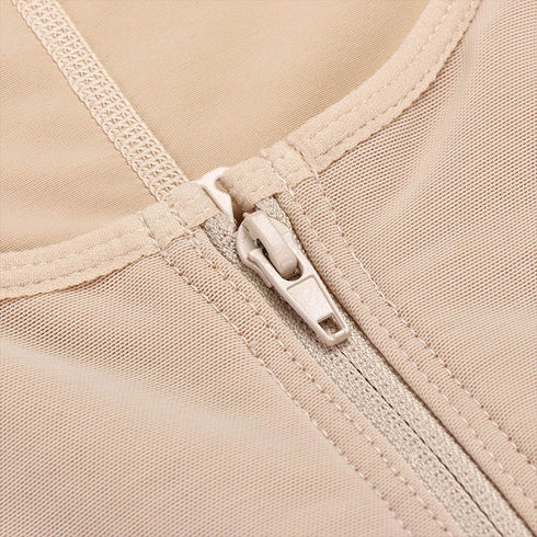 Stretch Mesh Shapewear Pants Zipper - ROUTINE FASHION