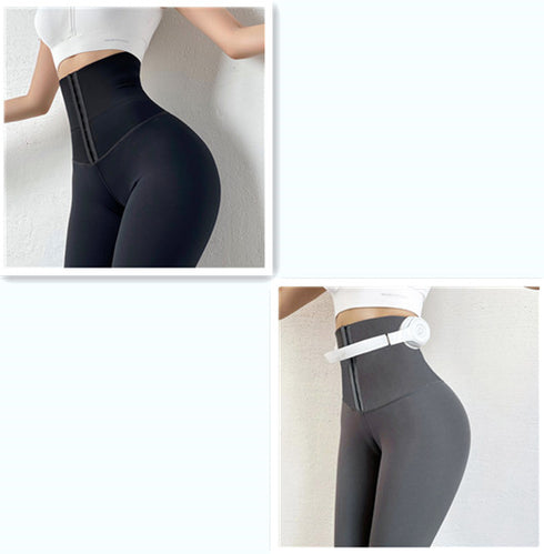 High Waist Shaping Fitness Pants Women's Stretch Tights - ROUTINE FASHION