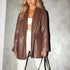 Women's Casual Warm Leather Jacket - ROUTINE FASHION