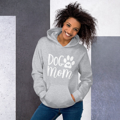 Women's Dog Mom Letter Print Hoodie - ROUTINE FASHION