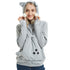Cute Hoodies Pullover Sweatshirts With Pet Pocket For Cat Clothes Winter Women - ROUTINE FASHION