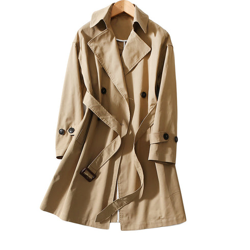 Classic Double-breasted Trench Coat - ROUTINE FASHION