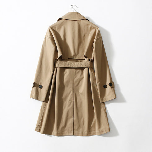 Classic Double-breasted Trench Coat - ROUTINE FASHION