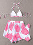 Adjustable Three-piece Bikini Straps Swimsuit Women - ROUTINE FASHION