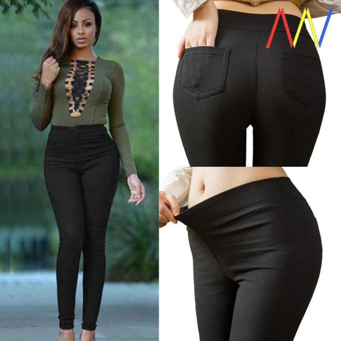 Jeggings Clothes Plussize Pants Ladies Trousers For Women - ROUTINE FASHION