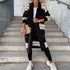 Women's Long Cardigan Striped European And American Style Women Knitted Sweater - ROUTINE FASHION