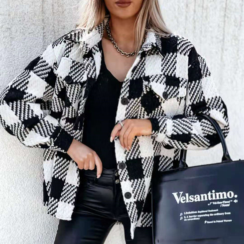 Fashion Winter blouse coat Ladies shirt Women Tops coat - ROUTINE FASHION