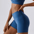Running Fitness Shorts Cross Waist Tights For Women - ROUTINE FASHION