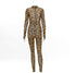 Leopard Print Jumpsuit Slim Fit Sexy Leggings Ladies Jumpsuit Women - ROUTINE FASHION