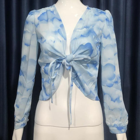 Women's Loose Chiffon Shirt Blouse In Summer - ROUTINE FASHION