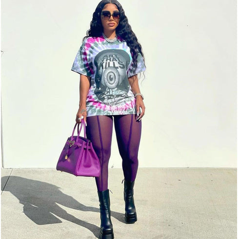 Sexy Tight Mesh See-Through Leggings Women Trousers - ROUTINE FASHION