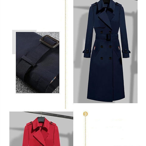 British Classic Expensive Medium Long Coat - ROUTINE FASHION