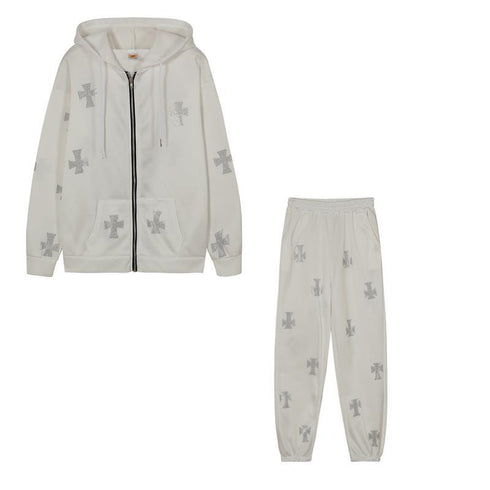 Sweater Trousers Casual Sports Two-piece Suit Women - ROUTINE FASHION