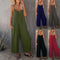 Women's Loose Sleeveless Jumpsuits Romper Jumpsuit With Pockets Long Pant Summer - ROUTINE FASHION