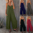 Women's Loose Sleeveless Jumpsuits Romper Jumpsuit With Pockets Long Pant Summer - ROUTINE FASHION