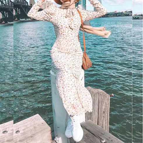 Muslim Fashion Hijab Dress Printed Abayas For Women - ROUTINE FASHION