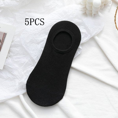 Socks Men And Women Solid Color Boat Socks Spring Invisible Socks Socks Socks Net Red Men'S Socks - ROUTINE FASHION