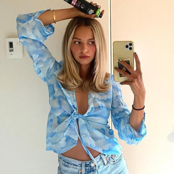 Women's Loose Chiffon Shirt Blouse In Summer - ROUTINE FASHION