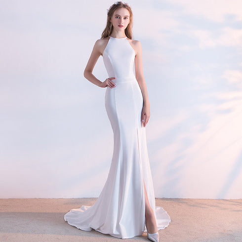 Host Looks Slim And Long Dress Woman - ROUTINE FASHION