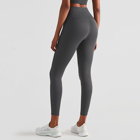 High-waisted Peach Buttocks Fitness Women Wearing Tights With Hips - ROUTINE FASHION