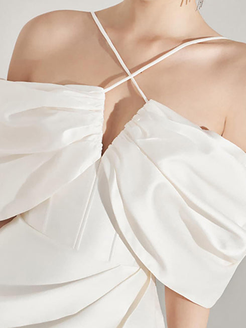 Women's Cross Sling Sleeved Dress - ROUTINE FASHION