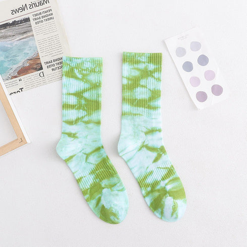 Trendy Tie Dye Socks For Men And Women - ROUTINE FASHION