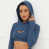 Long Sleeve Hooded Yoga Top - ROUTINE FASHION