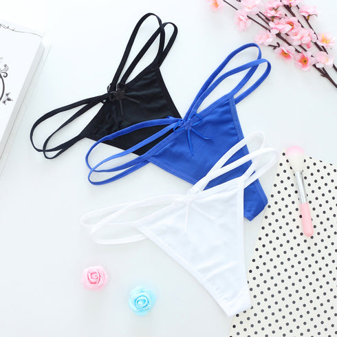Female Thong Plain Colored Underwear For Women - ROUTINE FASHION