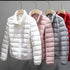 Women's Short Stand-up Collar Lightweight Down Jacket - ROUTINE FASHION