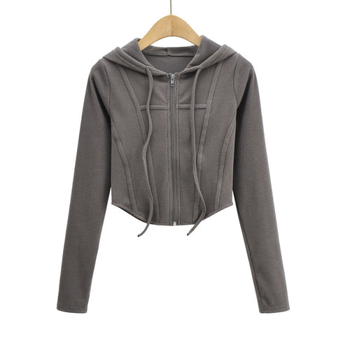 Women's Fashion Tunic Hooded Cardigan Top Jacket - ROUTINE FASHION