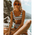 Explosion Style Striped Swimsuit Women - ROUTINE FASHION