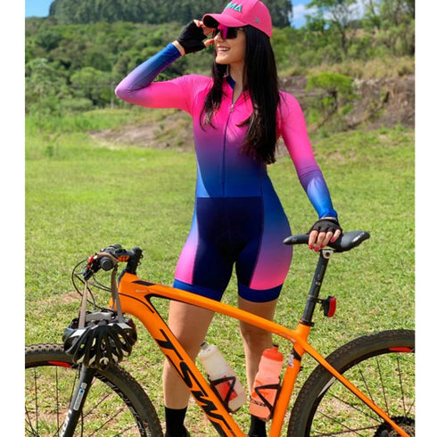 Women Jumpsuit Triathlon Running Suit Skating - ROUTINE FASHION