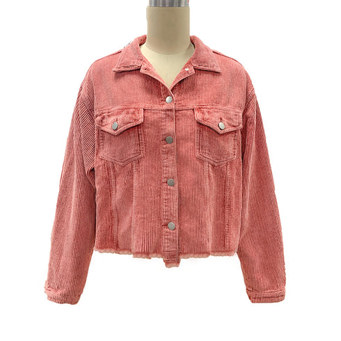 Fashion Baseball Jersey Retro Coat Women - ROUTINE FASHION