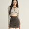 Women's Fashion Chicken Heart Collar Color Blocking High Elasticity Slim Long-sleeved Dress - ROUTINE FASHION