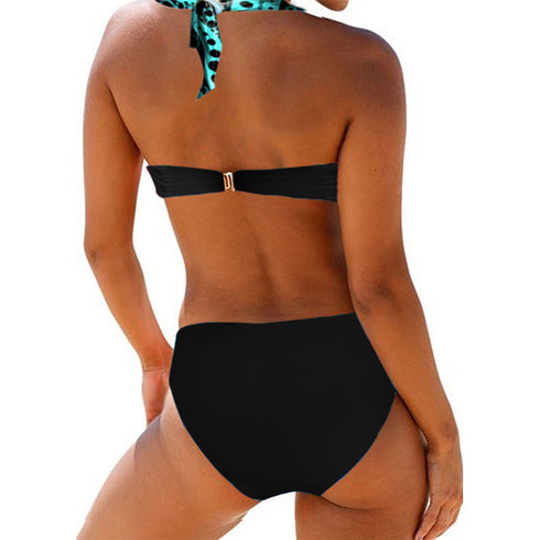Bikini Swimsuit For Women Neck Sling Push Up - ROUTINE FASHION