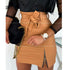 Women Bandage PU Leather Skirt Ladies Short Mini Skirts - ROUTINE FASHION