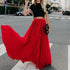 Women Fashion Casual Skirt Girls High Waist Long Skirts - ROUTINE FASHION