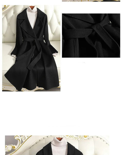 Little Man Woolen Winter Coat Women Winter - ROUTINE FASHION