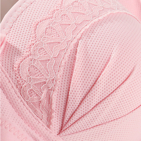 Bras For Women Front Closure Button Bra Wireless Bralette Push Up Brassiere Bra Tube Top Vest Underwear - ROUTINE FASHION