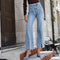 Women's Cotton Straight Leg High Rise Jeans - ROUTINE FASHION