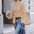 Autumn Women's Blouse Lantern Long-sleeved Shirt - ROUTINE FASHION
