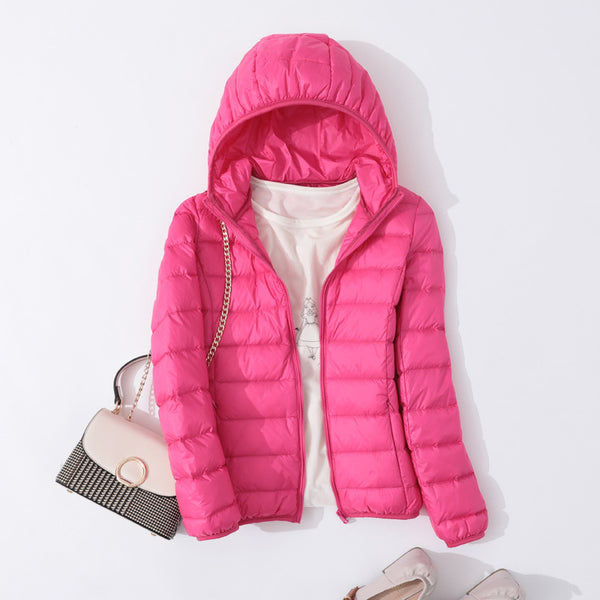Slim Slimming Portable Short And Thin Down Jacket Women - ROUTINE FASHION