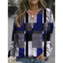 Women's Tops Checkered Sweaters Fleece Jackets - ROUTINE FASHION