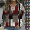 Women's Tops Checkered Sweaters Fleece Jackets - ROUTINE FASHION