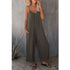 Women's Loose Sleeveless Jumpsuits Romper Jumpsuit With Pockets Long Pant Summer - ROUTINE FASHION